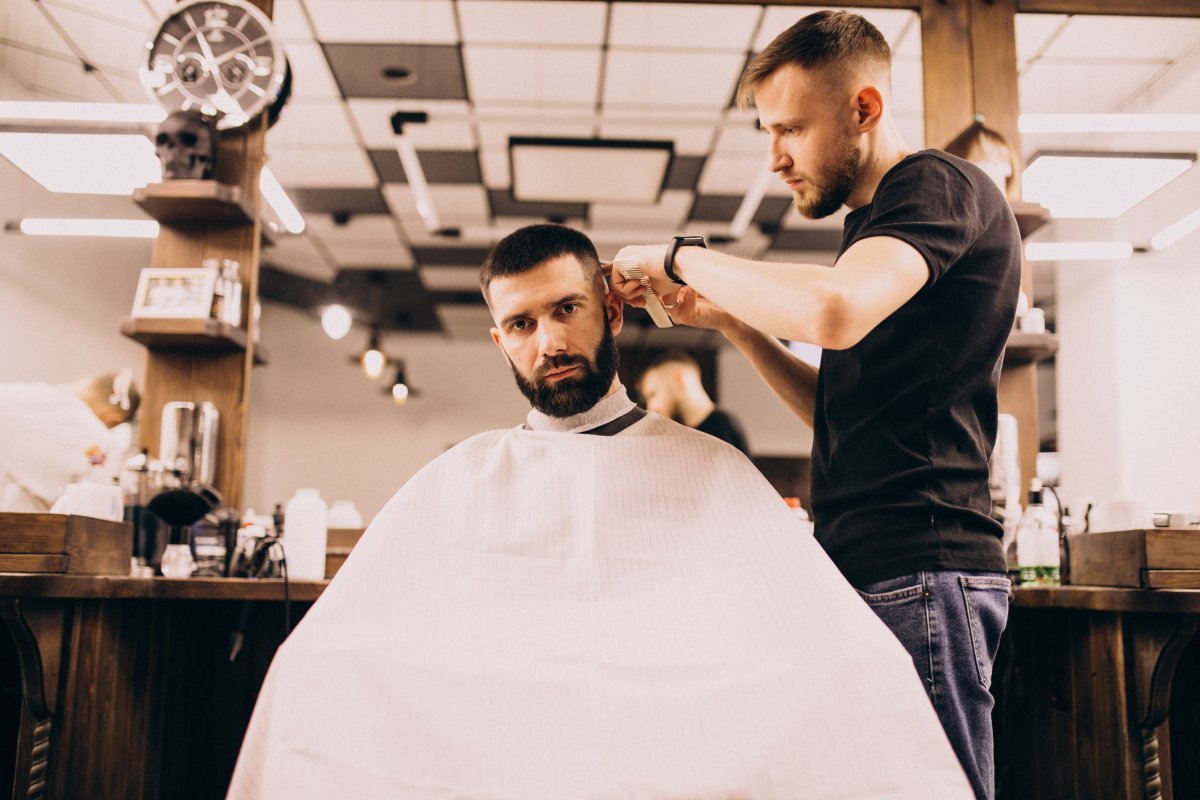 Barber chair at Maverick Grooming Studio